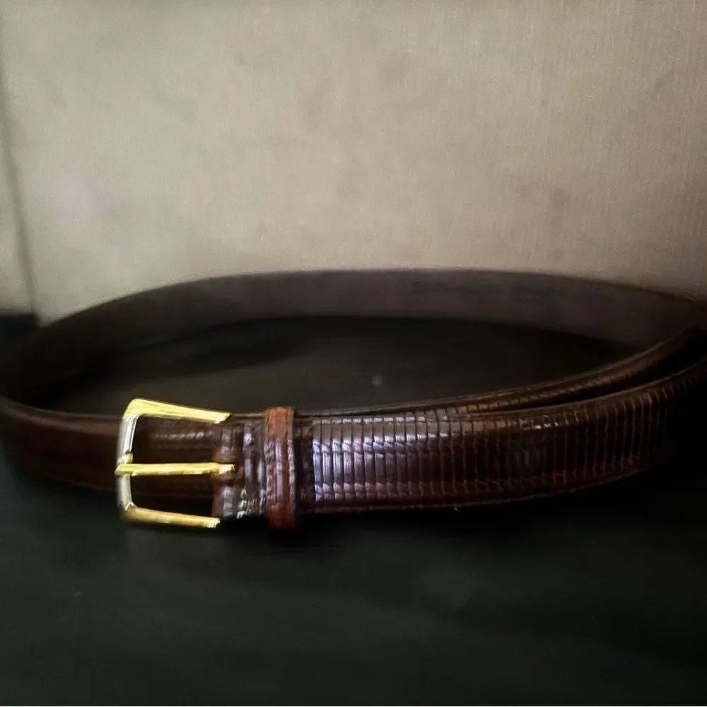 Burberry animal print dress suit belt vintage accessory - Picture 5 of 5